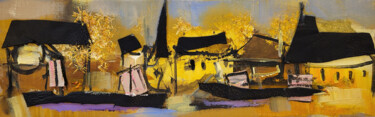 Paysage en jaune et noir