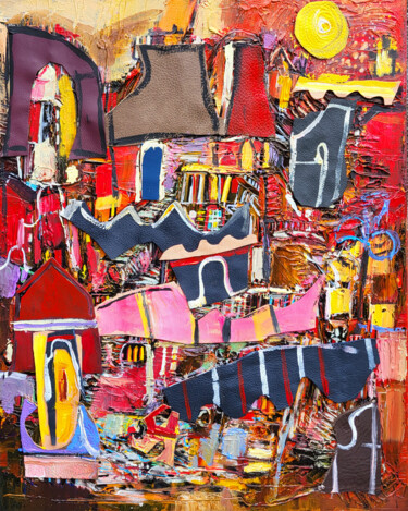 Danse de maisons au crépuscule