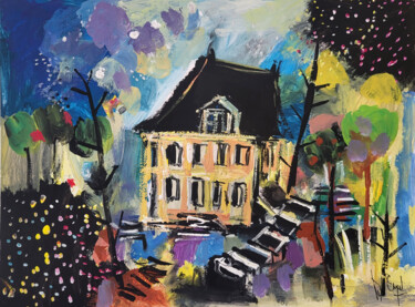 Un art simple II- Gouache sur Bristol 17 x 23 cm