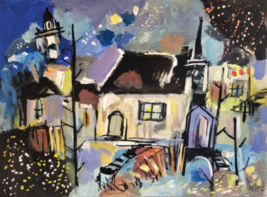 Un art simple  V- Gouache sur Bristol 17 x 23 cm