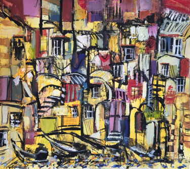 Un art simple IX - Gouache sur bristol 20 x 23 cm