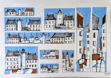 Mon cahier d'océan IX - Feutre sur papier A4