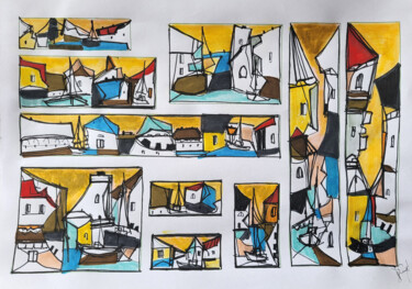 Mon cahier d'océan - Feutre sur papier A4- III
