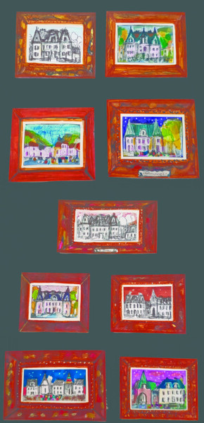Montage de paysages miniatures 6 x 10 à 7 x10cm II